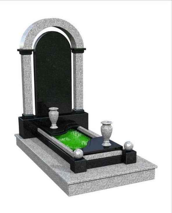 Фото надгробного комплексу з граніту