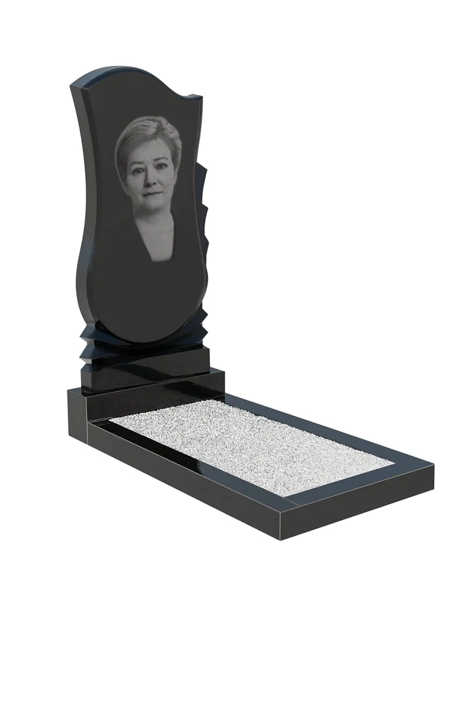 «Простий гранітний пам’ятник у Білій