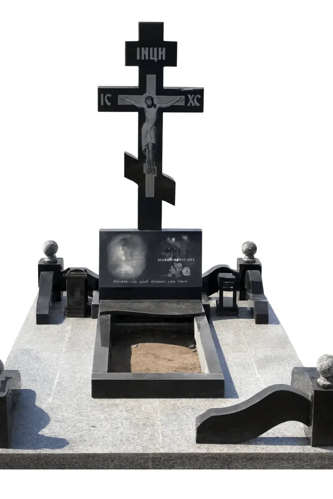 Гранітний хрест пам’ятник у Білій Церкві