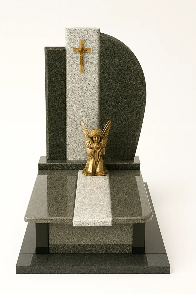 Дитячий пам’ятник із декоративними елементами