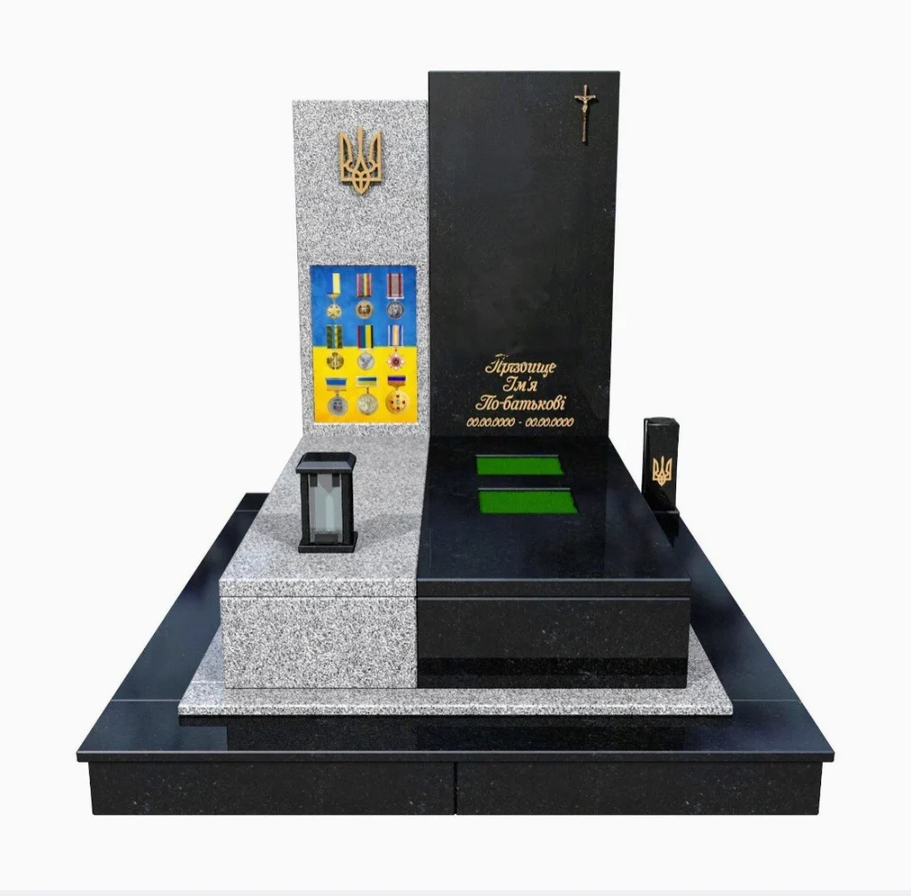 Військовий пам’ятник із граніту, встановлений у Білій Церкві