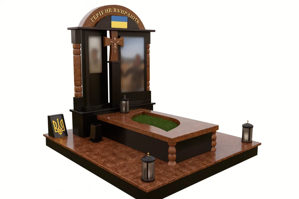 Комплексний пам’ятник з граніту